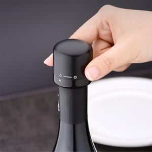 Tapón de Vino con Función de bloqueo y desbloqueo